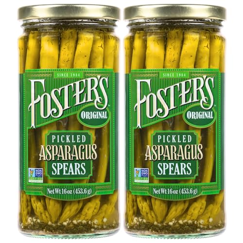 Foster's Pickled Asparagus Spears in a Jar, Original, 16oz, 2