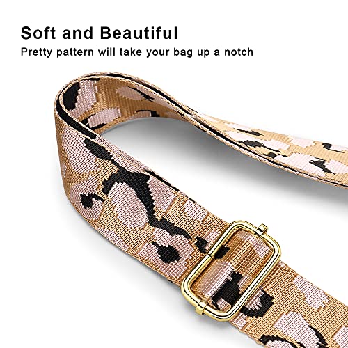 Image of nuoku Purse Straps Replacement Crossbody Straps for Purses Straps for Handbags Luggage Straps, Leopard Print