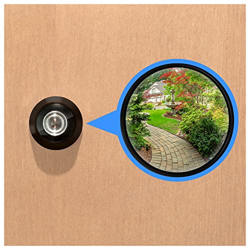 Nuk3Y 220 Degree Wide Angle Heavy Duty Door Viewer (1 Pack, Oil Rubbed Bronze) #TOP2
