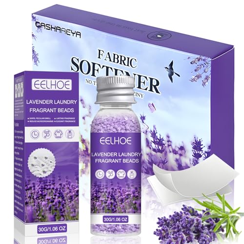 Detergente de lavanda con perlas de lavanda con perfume de lavanda, 30 g, hojas de detergente – hasta 40 lavados (40 hojas) – Detergente sostenible, sin plástico y degradable, detergente de viaje