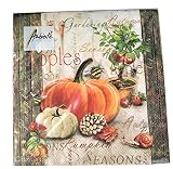 20-ct 13x13 Orange Pumpkin Napkins Fall Napkins Thanksgiving Napkins Fall Paper Napkins Fall Cocktai