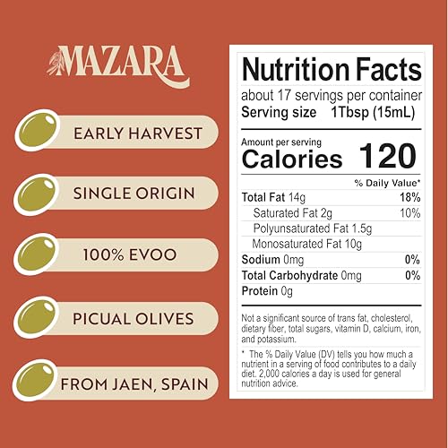 Mazara Premium Aceite de Oliva Extra Virgen con Chile y Orégano 250 ml miniatura 2