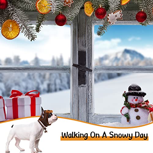 2 Pieces Dog Hat with Ear Flaps Dog Winter Warm Hat Pet Fleece Trapper Cap with Adjustable Chin Strap for Small Dogs… - Image 8