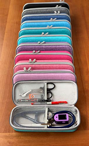 Butterfox Semi Hard Stethoscope Carry Case, Fits 3M Littmann Stethoscope And Other Accessories (Grey) #TOP5