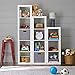 Better Homes and Gardens.. Bookshelf Square Storage Cabinet 4-Cube Organizer (Weathered) (White, 4-Cube) (White, 5-Cube Horizontal/Vertical)