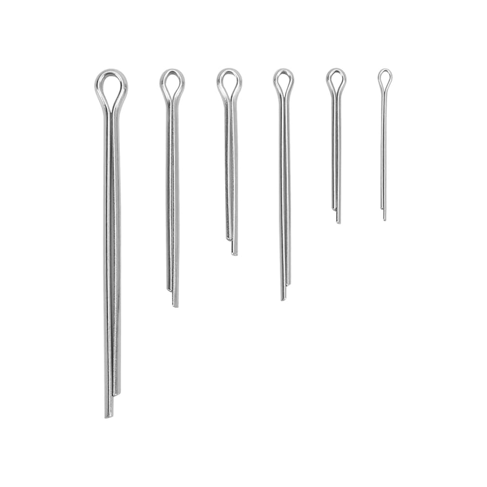 PATIKIL M4 X 90mm Splintbolzen Set - 6 Stück R-Clips Aus Kohlenstoffstahl