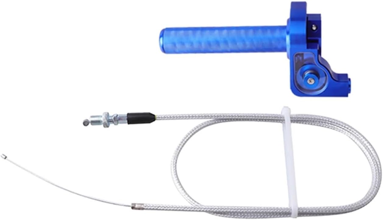 Universal 7/8'' Handlebar Aluminum Throttle Grip Quick Twister+Cable Fit for Honda CRF FIt for Fit for Kawasaki KAYO Pit Bike Racing