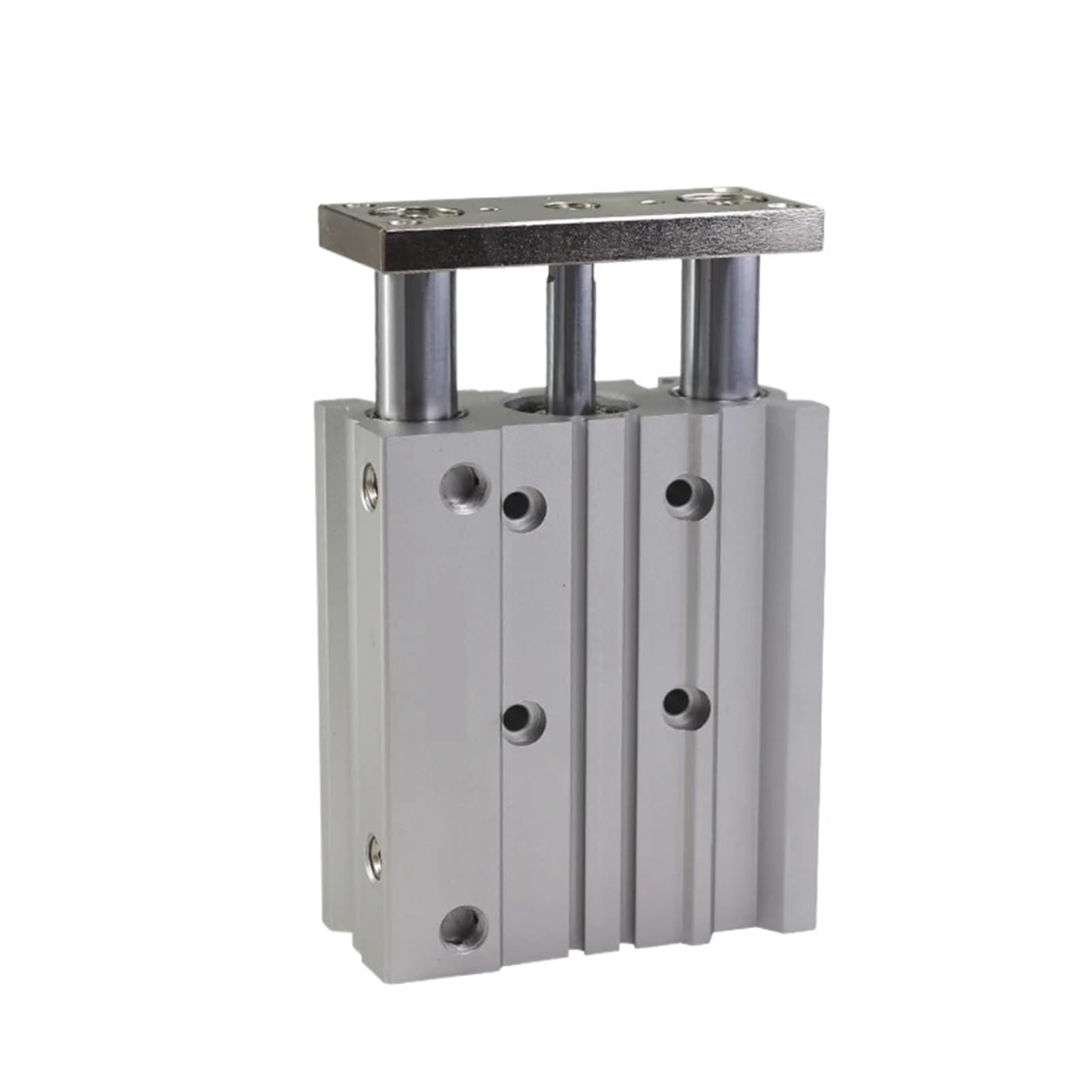 Vérin pneumatique guidé MGPM25 avec double tige compacte 175mm
