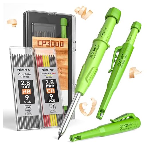 Nicpro Professional Carpenter Pencil Set