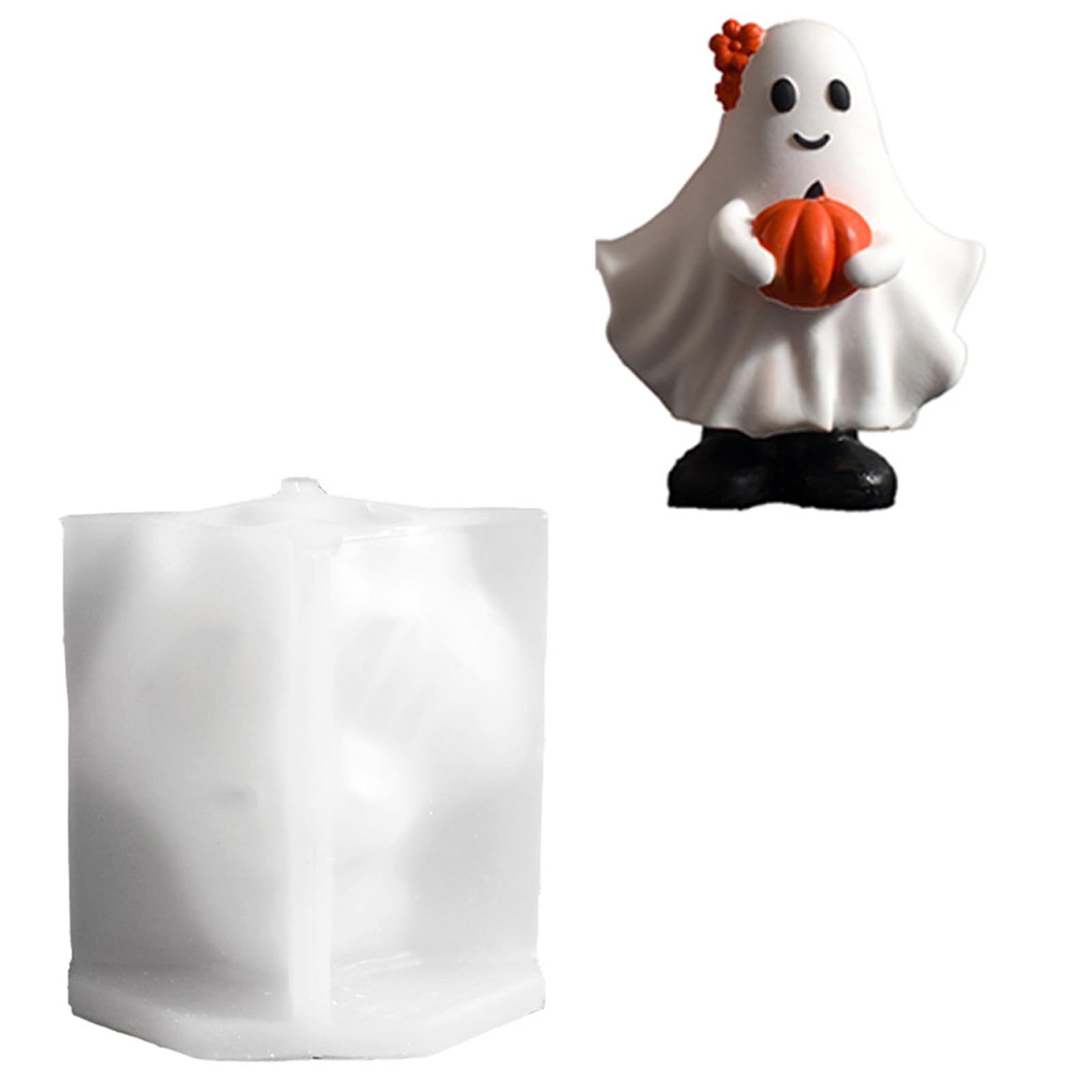 Jazuaiao Pumpkin Specters Silicone Set for Halloween Soap Making & Festive Home Decor Halloweens Silicone