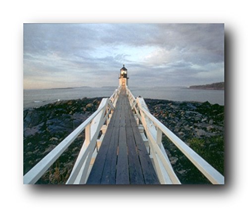 Lighthouse Massachusetts Wall Decor Nantucket Brant point Art Print Poster (16x20)