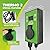 BioGreen TER2/US Thermo 2 Digital Greenhouse Thermostat with Summer/Winter Function 2 Years Warrenty, Green
