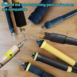 Arivend Wood Burning Tool, Wood Burning High Impedance Nickel-Chromium Wire Pen Tip Wood Burning