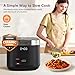 COSORI Rice Cooker 10 Cup, 24h Keep Warm, Non-stick Ceramic Inner Pot, 18 Functions Fuzzy Logic Rice Maker with Stainless Steel Steamer Basket, Sauté, Slow Cooker, Black