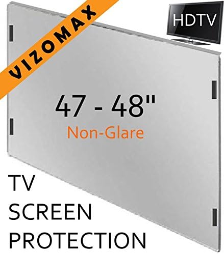 47 - 48 inch Non-Glare Vizomax TV Screen Protector for LCD, LED & Plasma HDTV