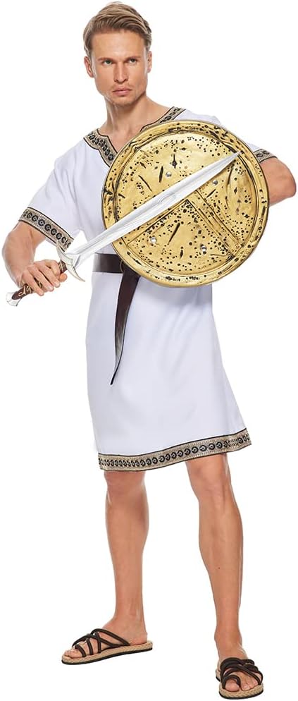 FantastCostumes Unisex Adult's Roman Warrior Costume Halloween Ancient Greek Cosplay Costume