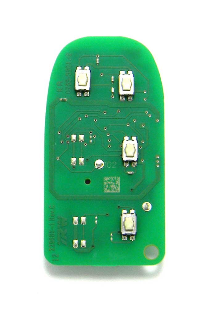 Unifizz Replacement Keyless Entry Remote Car Key Fob 4 Buttons For Jeep Cherokee 2014-2022 With Door Key 4A Chip Black 433MHz GQ4-54T