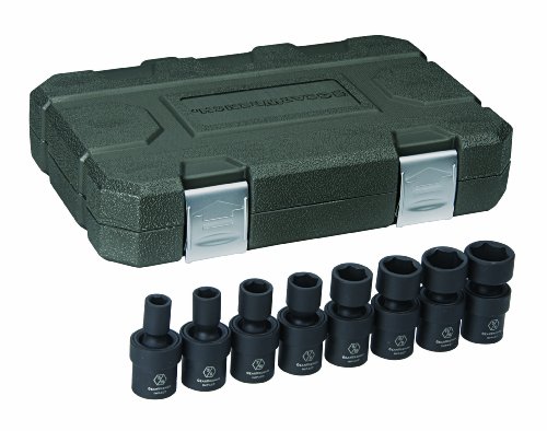 GEARWRENCH 84917 3/8-Inch Drive Universal Impact Socket Set SAE, 8-Piece