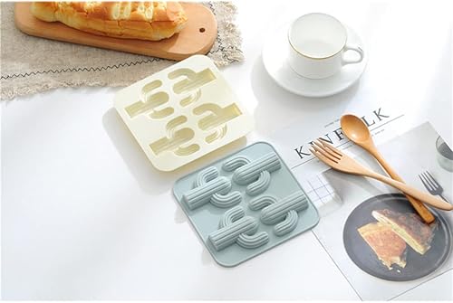 Miniatura 6 de Kichvoe Bandeja para cubitos de hielo de cactus, moldes de silicona para cactus, moldes temáticos del desierto del suroeste, caramelos de gelatina