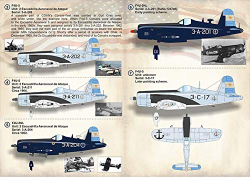 Print Scale 72-399 Chance-Vought F4U Cors Argentina miniatura 4