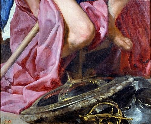 Cuadro el Dios de la Guerra Marte de Velázquez lienzo decorativo de 60x90cm para oficina