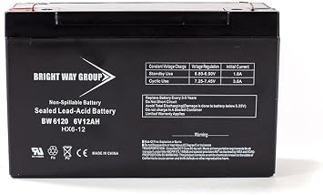 6V 12AH SLA Battery F1 Terminal