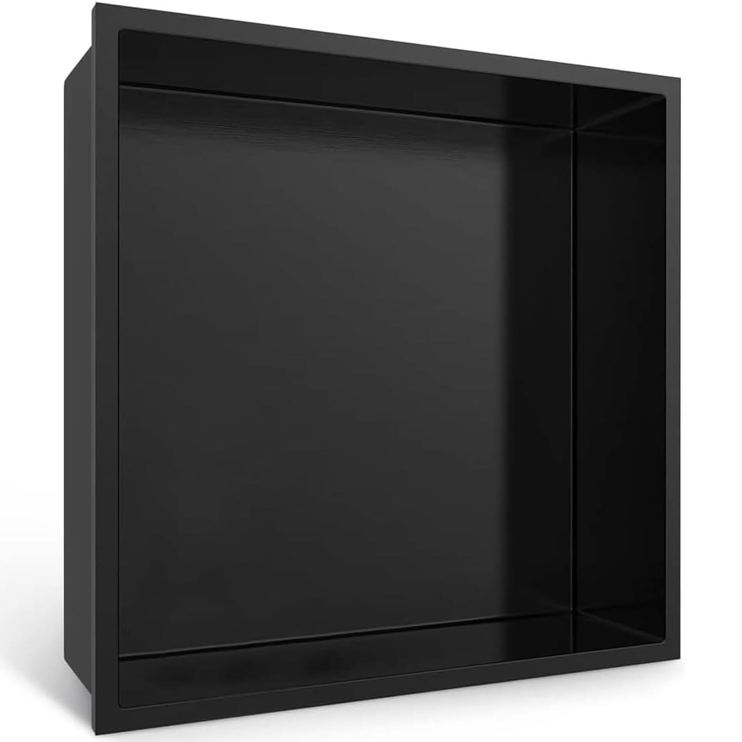 Mensola da incasso a parete in acciaio inox, per bagno, moderna, impermeabile, per shampoo e articoli da toeletta