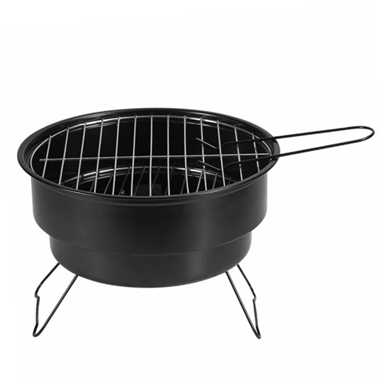 Okrągły Grill Na Węgiel Drzewny, Przenośny Grill Na Węgiel Drzewny, Uniwersalny Grill Ogrodowy Odporny Na Odkształcenia