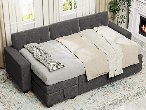 image for YESHOMY Sofa Bed Reversible Convertible Sleeper Pull Out Couches with 