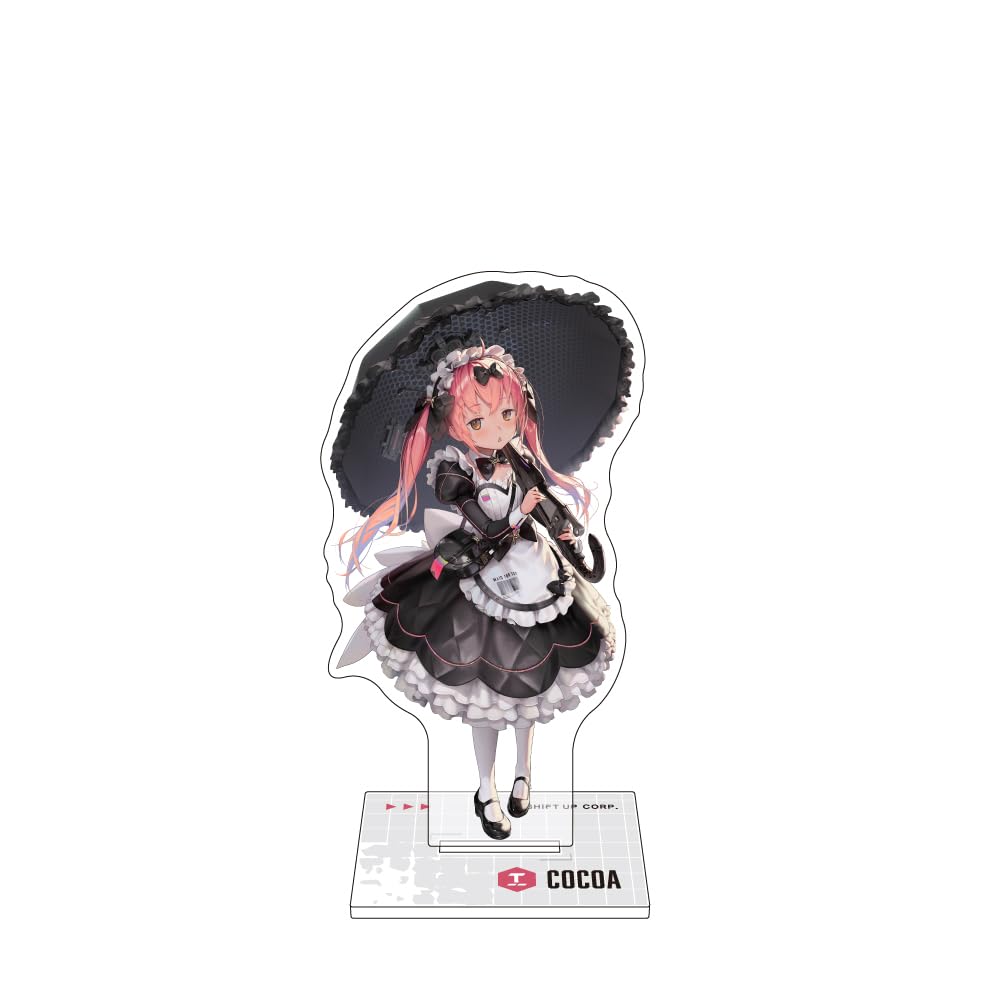 Algernon Products Goddess of Victory: NIKKE Acrylic Stand, Cocoa, Approx. W 1.8-3.9 x H 4.6 inches (46-100 x 117 mm), Acrylic