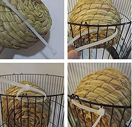 hum 鳥かご 鳥ケージ 大型 インコケージ インコ オウムケージ オカメ セキセイ ボタン 附属品付き 【捕】 (ホワイト)