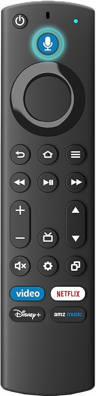 Replacement Smart Ember Remote, fit for Insignia Toshiba TCL Hisense TV | Universal, Aexa Voice Control, Bluetooth, Prime Video Netflix Disney+ Amazon Music, 2-Year Warranty