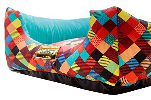 Cama Impermeável Para Cachorro Luppet Pequeno porte até 5kg Verde M