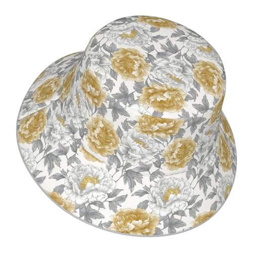 Image of Bucket Hat Double-Side-Wear Reversible Sun Hat Beach Travel Hiking for Women Men