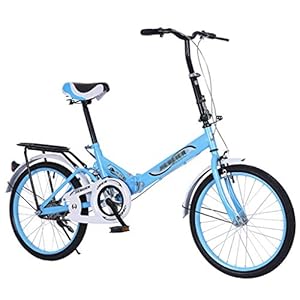 Vouwfiets voor Volwassenen, Heren en Dames, Lichtgewicht Aluminium Frame, Compacte Fiets met Enkele Snelheid…