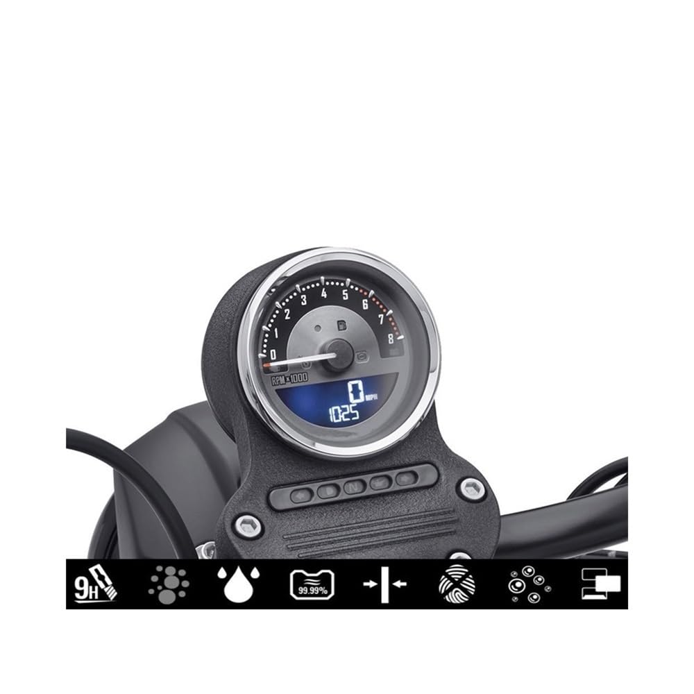 Film Protecteur Anti-Reflet Pour Compteur Tacho Harley Sportster XL1200 Forty Eight - Neuf - Fabriqué En Allemagne