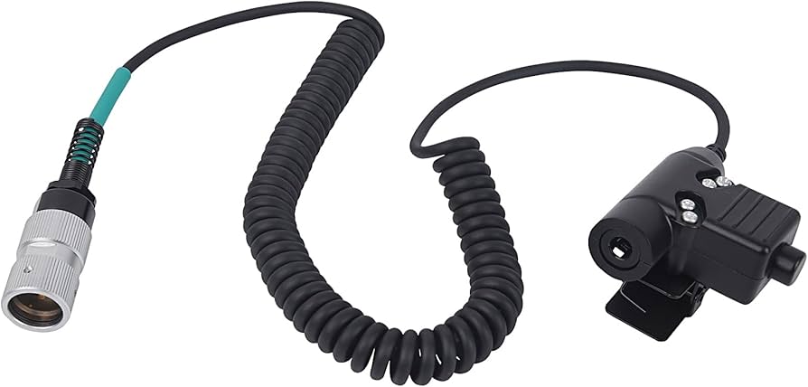 Amazon.com: Pdflie 6 Pin Military U94 PTT Adapter for Harris Radio