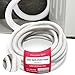 26 Ft Drain Hose for Ductless Mini Split Air Conditioner Heat Pump Systems; 5/8 ID UV Resistant