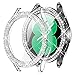 Bling Diamond Case for Samsung Galaxy Watch 4 40mm 44mm Smart Watch Hard PC Protective Cover for Samsung Galaxy Watch 4 (40mm, Transparent)