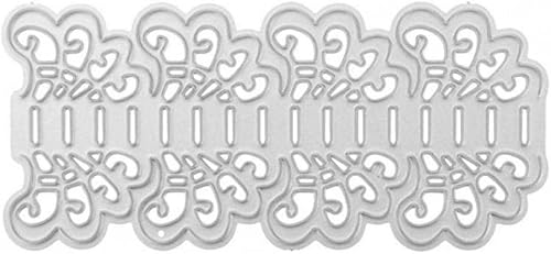 Plantillas decorativas de corte de flores de encaje de metal troquelado para bricolaje álbumes de recortes