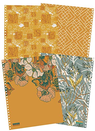 Snap-in Reversible Large Cover, Golden Vines Design by Well Planned Gal