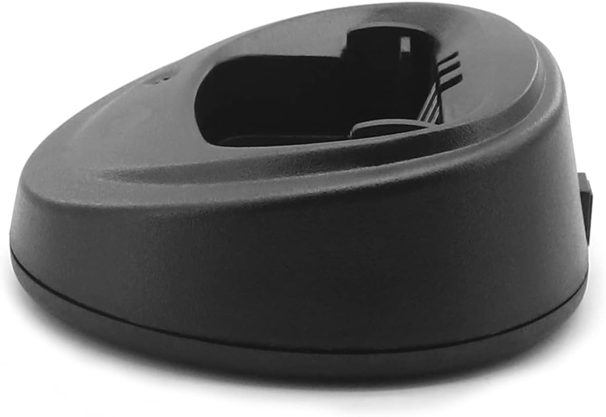 Desktop Charger for Motorola Radio CP200 CP200D PR400 EP450 GP3138 | Compatible with NNTN4496 NNTN4497 NNTN4851 NNTN4970, Ni-MH Ni-CD Li-ion Battery, Charging Dock Cradle Base, Rapid Charging