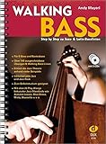 walking bass  Walking Bass inkl. 3 CDs: Step by Step zu Jazz- & Latin-Basslinien