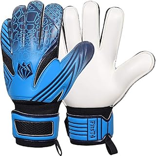 FitsT4 Kids Goalie Gloves Soccer Goalkeeper Gloves with Double Wrist Protection and Non-Slip