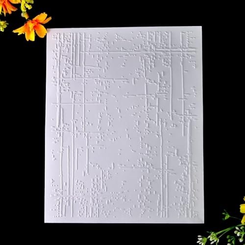 Ddoujoy Watermark Ink Mark Snowfall Background Plastic Embossing Folders For Card Making Scrapbooking And Other Paper Crafts 2101081 #TOP3