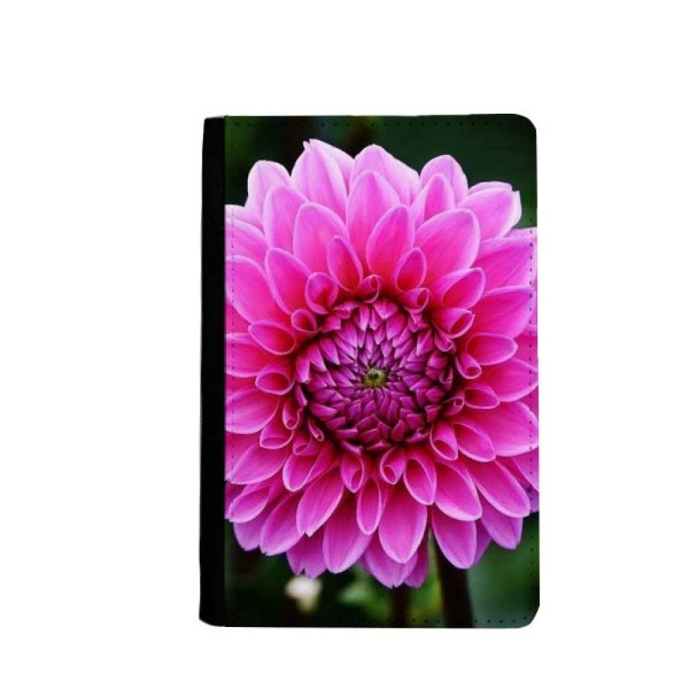 Porte-cartes de voyage fleurs rose élégant pour passeport et cartes de crédit