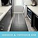 CLIMATEX Indoor/Outdoor Rubber Runner Mat, Door Mat For Floor Protection, 27