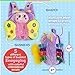 Buckle Toys Blossom Butterfly Toddler Backpack with Buckles and Toddler Learning Activities and Sensory Toys for Toddlers 1-3, Travel Essentials & Road Trip Activities for Fine Motor Skill Development