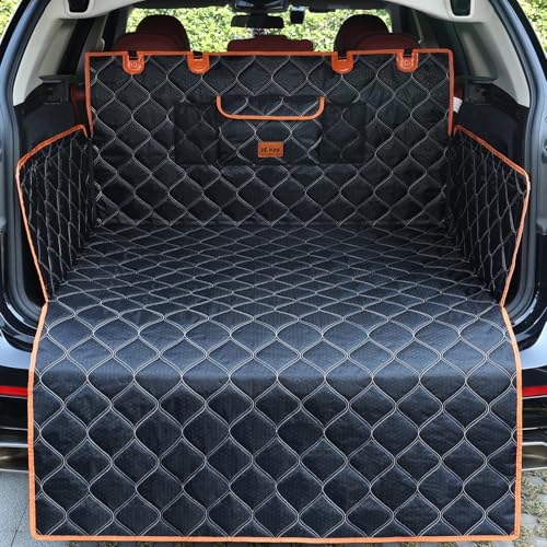KYG Housse Coffre Voiture Chien Protection Coffre Voiture Chien avec Protection Latérale Imperméable Antidérapant Résistant Housse de Protection Couverture...