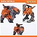 BEASTBOX 52TOYS BB-02HD Helldiver Deformation Toys Action Figure, Converting Toys in Mecha and Cube, Perfect Birthday Party Gift for Teens and Adults, Based on Dinosaur